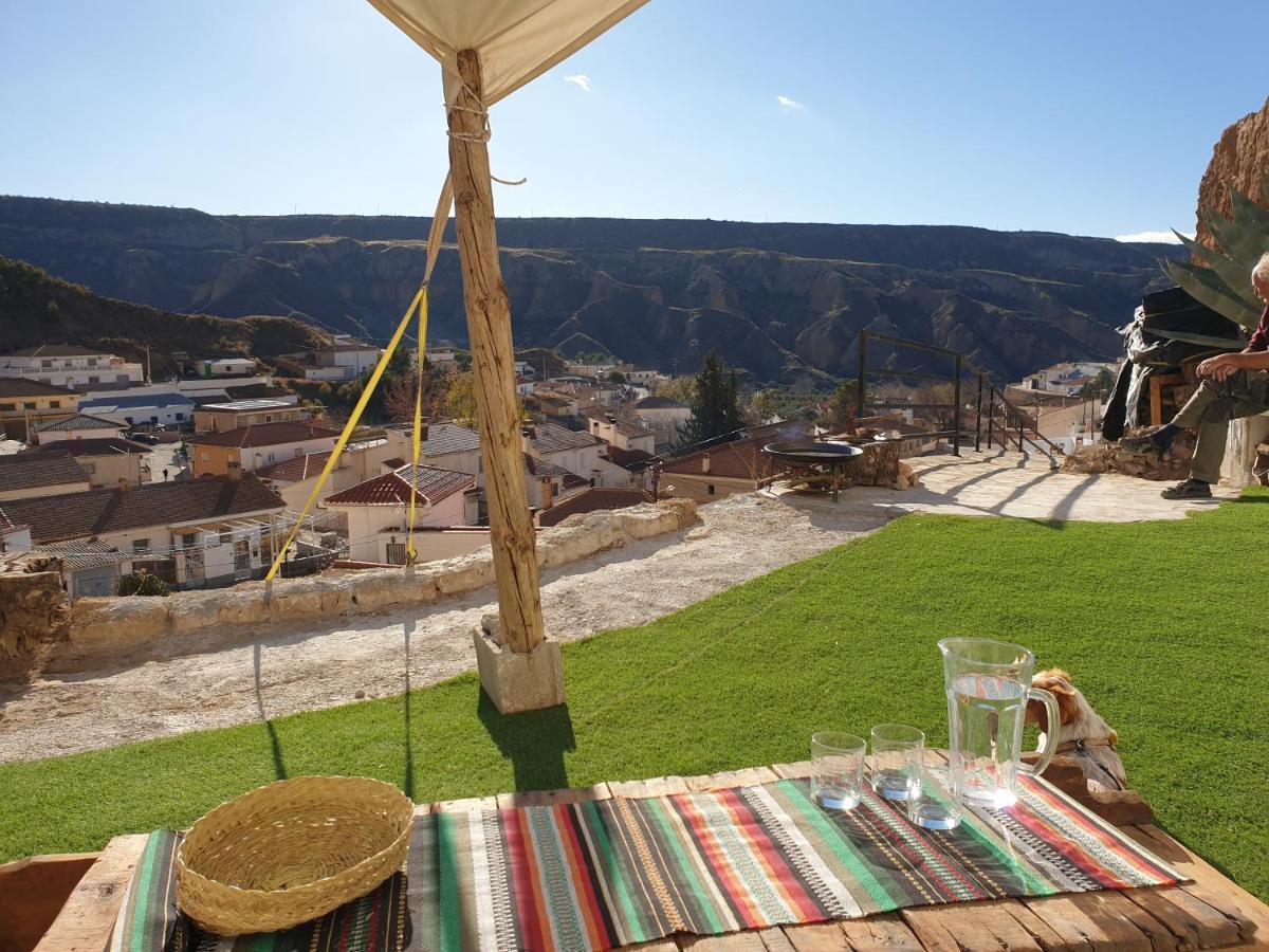 Creatively Designed Cavehouse With Jacuzzi Villa Gorafe Eksteriør bilde